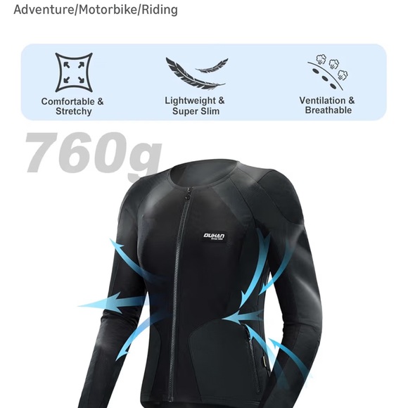 Motorcycle Jacket Women with CE Level 2 Armored Summer Mesh - Picture 2 of 13